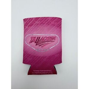 Talladega Superspeedway Nascar Pink Rhinestone‎ Can Koozie Sleeve Fan Gear